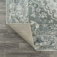 thumbnail image 6 of JONATHAN Y WASHABLE 8 x 10 Area Rug, Pavel Distressed Medallion - Light Gray/Blue, WSH317B-8, 6 of 9