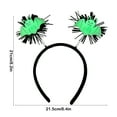 thumbnail image 3 of Zhourta Halloween Luminous Hair Bands Dress Up Hair Accessories Ghost Festival Party Ambiance Decorations Glowing Skeleton Bats Headband, 3 of 6