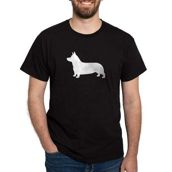 CafePress - Pembroke Welsh Corgi Dark T Shirt - Men's Classic Graphic Cotton T-Shirt