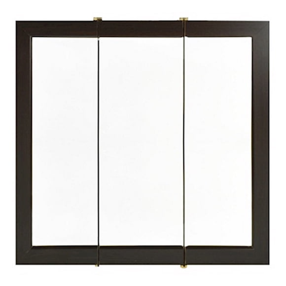 botiquín con espejo para baño 61 x 61 x 14 cm café