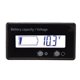 thumbnail image 1 of Indicador de nivel de carga de batería de coche Riwesomey Medidor de Voltímetro LCD 12V-48V Artesanía No.03, 1 of 6