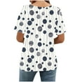 thumbnail image 5 of HOMBOM Womens Shirts Trendy Tunic Tops Soft Short Sleeve Boho Crewneck T Shirts for Women Graphic, 5 of 7