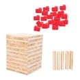 thumbnail image 4 of 100 piezas de bloques de madera, juego de apilamiento, bloques de caída, kits de construcción educativos DIY, juegos de mesa para fiestas, festivales,, 4 of 9