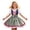 Army Green, variant on Kids Dress Short Sleeve Graceful Solid Delightful Modern Playful for Party Modern Special Airy Breathable Skirt