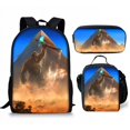 thumbnail image 1 of Godzilla Vs King Kong Schoolbag, Student Backpack, Godzilla Vs Kong Three-Piece Backpack-ZJKDGJKJ, 1 of 3