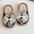 thumbnail image 4 of Gpaecead Girls Pearl Slide Sandals Open Toe Soft Sole Non-Slip Casual Outdoor Princess Shoes Breathable Summer Shoes Black, 4 of 8