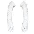 thumbnail image 4 of Long Leather Gloves Faux Leather Elbow Length Gloves for Women Evening Party Costume, 4 of 4