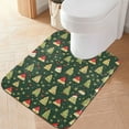 thumbnail image 2 of Yayeee Bath Rug for Bathroom Floor Non Slip Rectangle Fluffy Soft Absorbent Mat, 16"x24", Christmas Tree, 2 of 7
