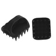 thumbnail image 5 of Unique Bargains 1 Pc Square Hair Shampoo Brush for Head Massage 3.35"x2.76"x2.44" Black, 5 of 6