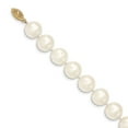 thumbnail image 2 of Primal Gold 14 Karat Yellow Gold 11-12mm White Near Round Freshwater Cultured Pearl Necklace, 2 of 4