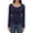 Navy, variant on Ekouaer Womens Thermal Top Base Layer Long Sleeve Shirt Lightweight Stretch Scoop Neck Tops for Winter & Fall Thermal Undershirts