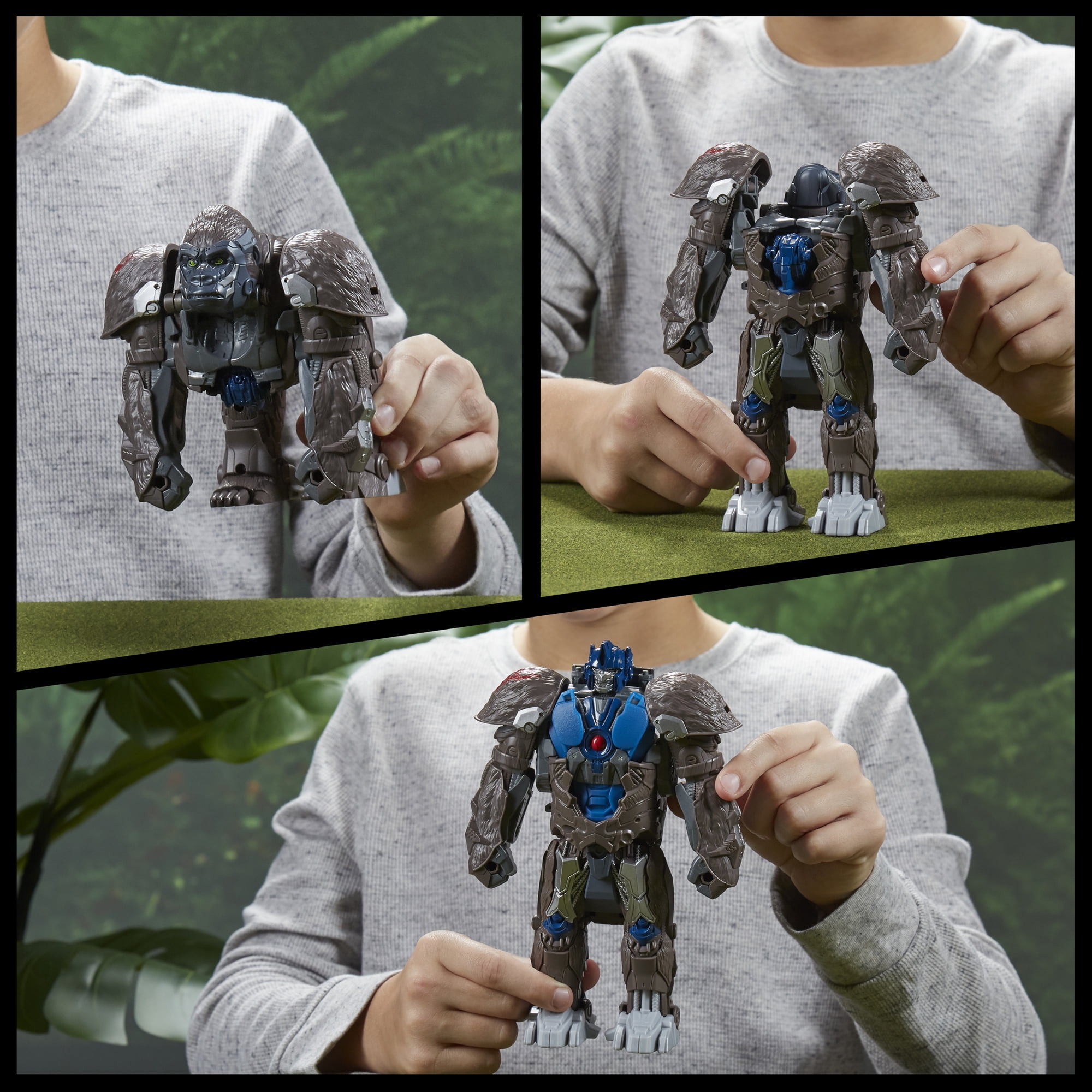 Transformers Toys Transformers: Rise of the Beasts Movie, Smash Changer Optimus Primal Action Figure