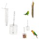 thumbnail image 1 of Alimentador de jaula de pájaros Yinane Comedero para loros Material Acero inoxidable, 1 of 8