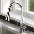 thumbnail image 2 of Karran Weybridge Single-Handle Pull-Down Sprayer Kitchen Faucet with Matching Soap Dispenser in Chrome, 2 of 8