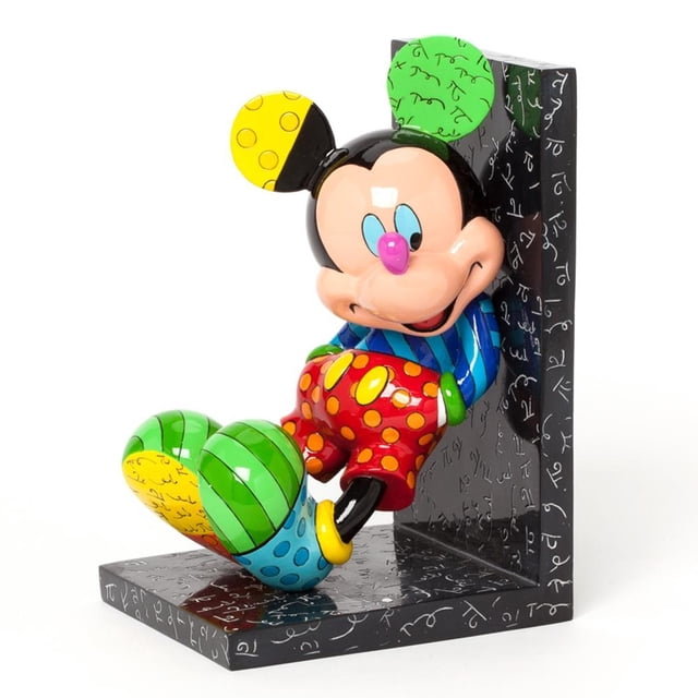 Figura Decorativa Disney Britto Mickey Sujeta Libros