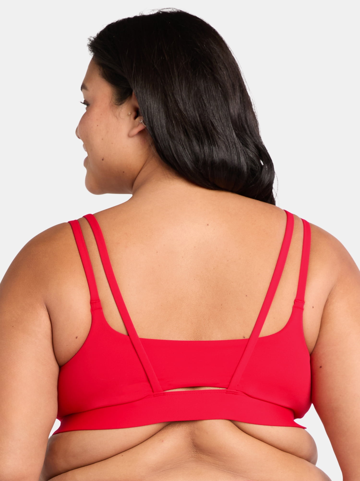 Avia Strappy Sports Bra for Women, Medium Support, S-3XL
