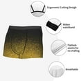 thumbnail image 6 of Bingfone Gold Glitter Gradient Men'S Underwear - Casual Stretch Boxer Briefs-Xx-Large, 6 of 9