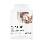 Thorne Whey Protein Isolate, 21 grams of Easy-to-Digest Whey Protein Powder, NSF Certified for Sport, Chocolate Flavored, 31.9 Ounces, 30 servings