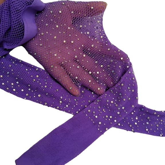 TELOLY Seamless Women Pantyhose Women's Rhinestone Pantyhose Ultra-thin Fishnet Stockings for Party Club