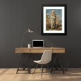 thumbnail image 4 of Théodore Chassériau 19x24 Black Modern Framed Museum Art Print Titled - Young Arab Man Standing (circa 1847-1848), 4 of 5