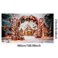 thumbnail image 2 of Holiday Garage Banner for Seasonal Celebrations Festive Indoor and Outdoor Decorative Display with Eye-Catching Designs, 2 of 5