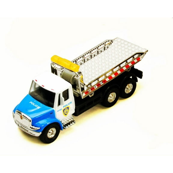 International Rollback Tow Truck, Blue - Showcasts 2106D - 1/43 scale Diecast Model Toy Car (Brand New but NO BOX)
