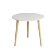 thumbnail image 2 of Fwttom Wooden Small Round T Able, Concise & Modern Detachable Small Round Table Rental House Bedroom Balcony Small Table Rest & Negotiation Round Table, 2 of 6