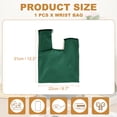 thumbnail image 2 of Bolso de Muñeca de Terciopelo Uxcell, Bolsa de Mano con Nudo para Mujeres, Clutch de Muñeca, Bolsa de Mano Pequeña con Nudo para Noche, Verde Oscuro, 2 of 7