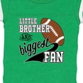 thumbnail image 4 of Inktastic Little Brother and Biggest Fan Football Player Boys Baby Bodysuit, 4 of 5