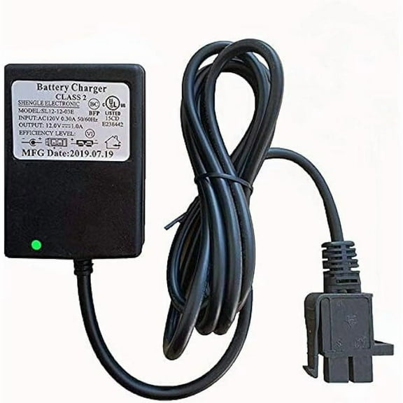 WNiMa3 12 Volt B-Type Plug Kids Ride On Battery Charger,12V Adapter for Special Children Electric Ride On Toy RC Car Battery Supply Replacement