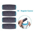thumbnail image 1 of 10Pack Extra Coarse Replacement Rollers For Amope Pedi Refills Electronic Perfect Foot File Pedi Hard Skin Remover Refills, 1 of 8
