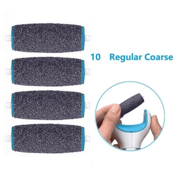 10Pack Extra Coarse Replacement Rollers For Amope Pedi Refills Electronic Perfect Foot File Pedi Hard Skin Remover Refills
