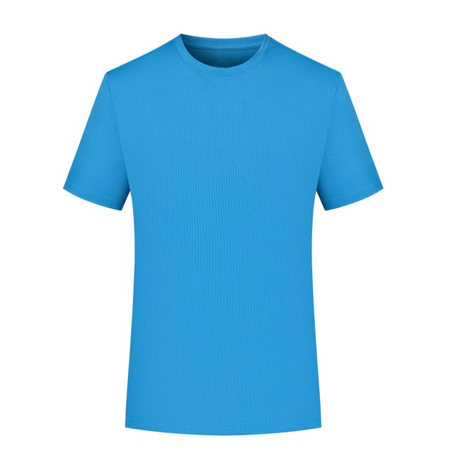 Cinvoph T-Shirt for Men Gym Active Stretch Tees Breathable Solid Color Workout Running Tops