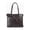 Brown, variant on Sierra Leather Tote Bag with Shoulder Strap