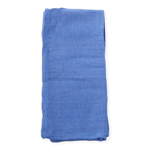Non Sterile Surgery Towel Blue 17x27" Prewashed Delinted 100% Cotton Absorbant 