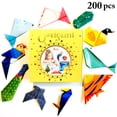 thumbnail image 2 of Coofit 200PCS Origami Paper DIY Origami Sheet Square Sheet for Kids Art Craft Projects, 2 of 10