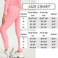 thumbnail image 6 of QRIC High Waist Yoga Leggings for Women Textured Scrunch Booty Leggings Workout Sports Tights With Pockets Pink S, 6 of 6
