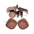 thumbnail image 1 of 2 Pieces Luggage Wheels Nylon Portable Travel Portable Bags Rotation Carrying Tote Carry Suitcase Trolley Swivel Casters Repair Set Accessories Rose Gold, 1 of 7