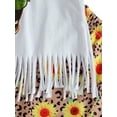 thumbnail image 5 of Kiapeise Toddler Girls Short Sleeve Tassel T-Shirt + Flower Print Flared Pants, 5 of 6