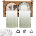 thumbnail image 5 of Green Morocco Kitchen Towels Set of 1, Abstract Geometric Modern Plaid Absorbent Dish Towels for Kitchen, Microfiber Hand Towel, Quick Drying Tea Towel for Cleaning Decorative Dishcloths, 5 of 7