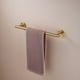 thumbnail image 3 of Toallero de pared para baño, acero inoxidable SUS 304, dorado cepillado, 40 cm, 3 of 5