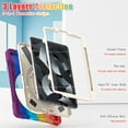 thumbnail image 3 of SaniMore for Apple iPad Air 11 (2024), Rotating Handle Shoulder Strap Bracket Drop Resistant Tri-layer Heavy Duty Protective Shcokproof Tablet Cover, Colorful Red, 3 of 16