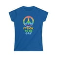 thumbnail image 4 of It's OK to Be Gay Pride Ally LGBT Pride Rainbow Lesbian Gay Womens Shirts, 4 of 8
