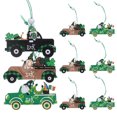 thumbnail image 3 of 9pcs St. Patrick's Forest Style Hanging Decors Wooden Pendants Decorations, 3 of 8