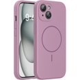 thumbnail image 1 of LujingZ Compatible with iPhone 15 Case, [Soft Anti-Scratch Microfiber Lining], Liquid Silicone Case Gel Rubber Shockproof Drop Protection Phone Case for iPhone 15, Blackcurrant, 1 of 2