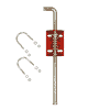 RanchEx 102554 Gate Anchor Prop or Latch for 1.75 to 2 Inch Round Tube Gates
