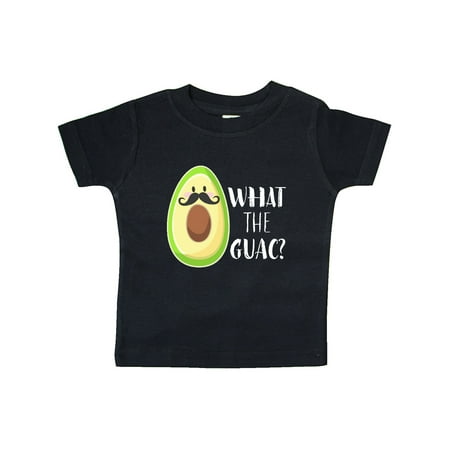 

Inktastic What the Guac Avocado with Mustache Gift Baby Boy or Baby Girl T-Shirt