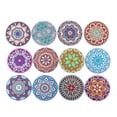 thumbnail image 2 of 12pcs Diamond Art Coasters With Holder Diy Mandala Pattern Strong Adhesion Diamond Painting Kits For Crafts, 2 of 8