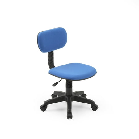 Hodedah Armless, Adjustable, Swiveling Kids Desk Chair,