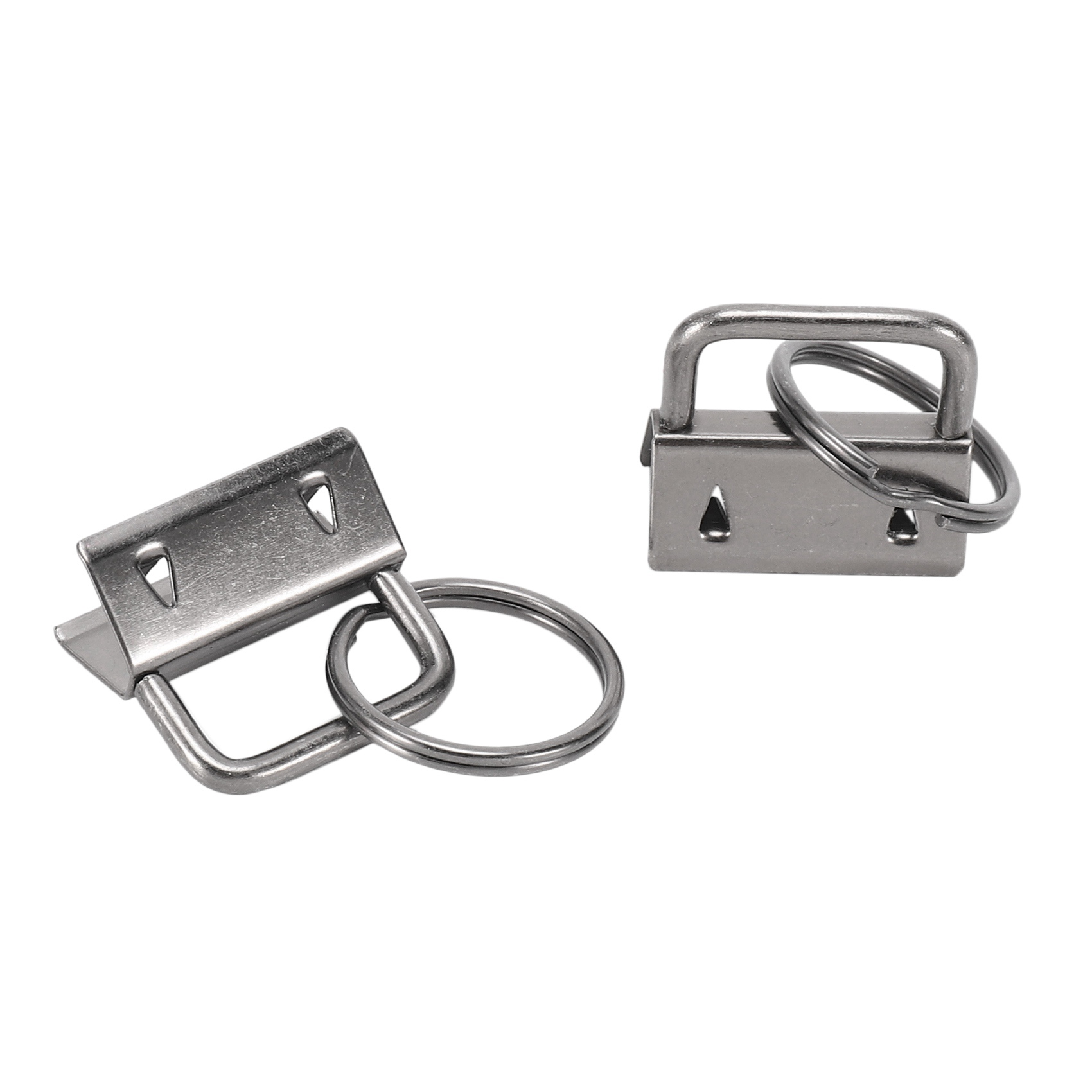 200 PCS Wristlet Hardware, 1 Inch Key Fob Hardware for Keychain, Key Lanyard and Key Chain Making Hardware Supplies